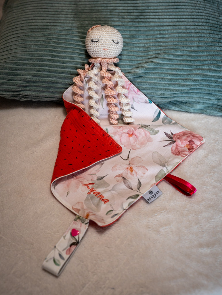 doudou pieuvre fille crochet